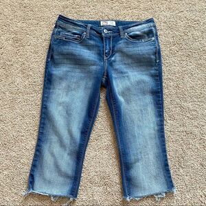 L.e.i. Ashley Low Rise Cropped Raw Hem Jeans 5